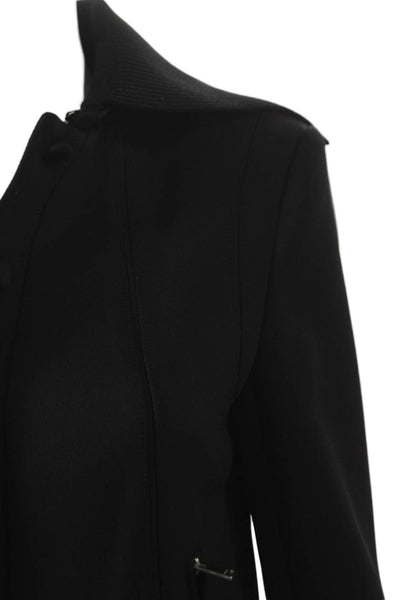 Simkhai Womens Basic Jacket Black Button Long Sleeve 34 Bust Size 4