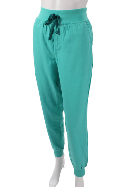 Figs Womens Tops Two Piece Scrub Set Green V-Neck Short Sleeve Size XS