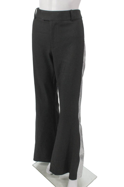 Smythe Womens Dress Pants Black Polyester Zip 32in Inseam Size 28