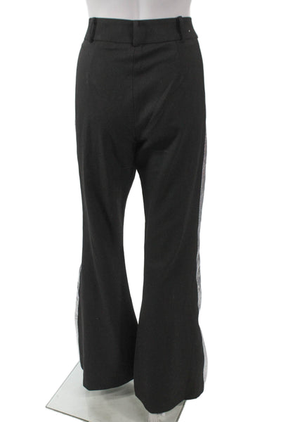 Smythe Womens Dress Pants Black Polyester Zip 32in Inseam Size 28