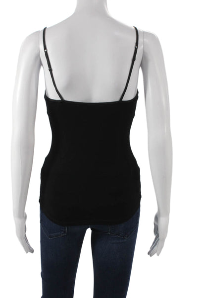 Cosabella Women Tank Black Scoop Neck Sleeveless Viscose Solid Size S