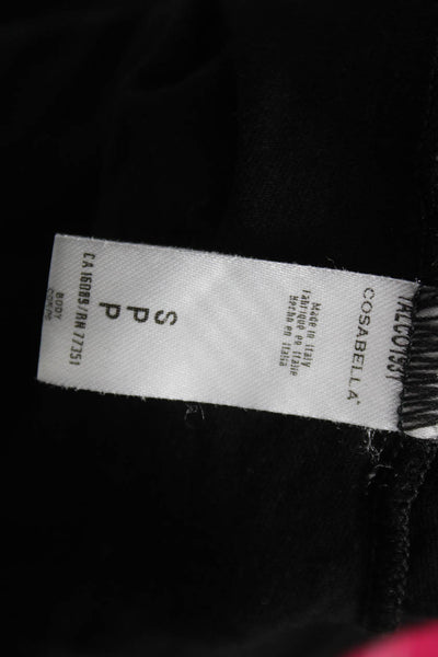 Cosabella Women Tank Black Scoop Neck Sleeveless Viscose Solid Size S