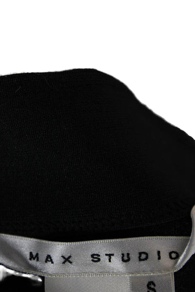 Max Studio Womens Rayon Black Pull On Sweatpants Size S