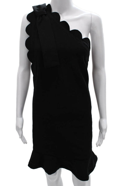 Victoria Beckham For Target Womens Mini One Shoulder Black Dress Size S