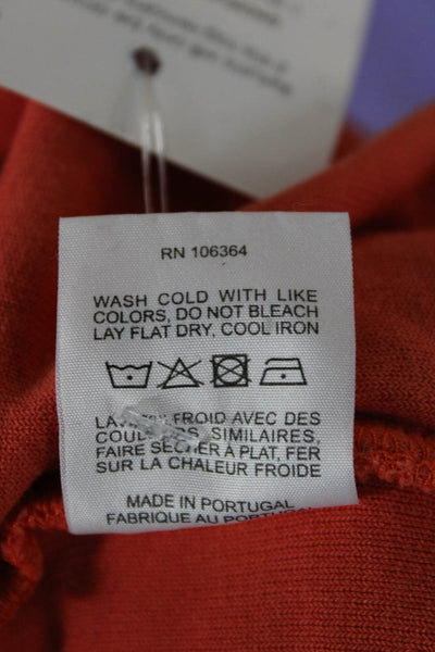 Kule Womens Sweat Shorts Orange Cotton Size XS