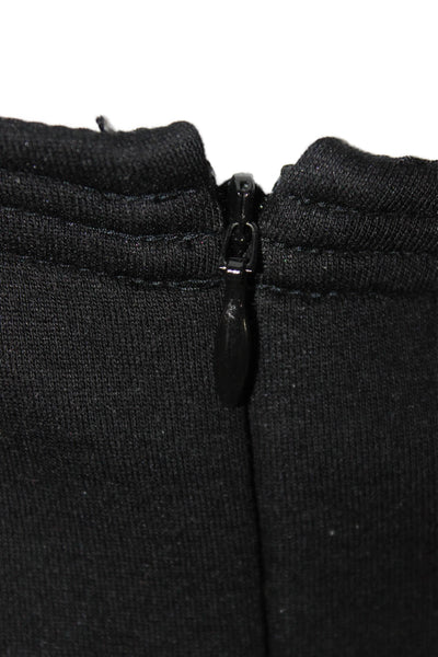 Donna Karan New York Women A-Line Black Midi Polyester Skirt Size 12
