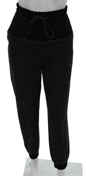 Rag & Bone Womens Flecked Gray Cotton Jogger Pants Drawstring Size S