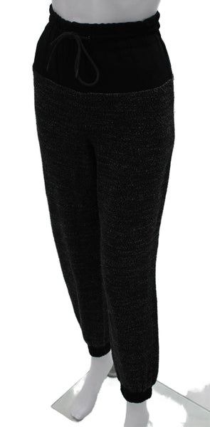 Rag & Bone Womens Flecked Gray Cotton Jogger Pants Drawstring Size S