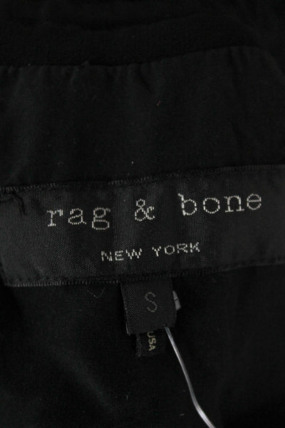 Rag & Bone Womens Flecked Gray Cotton Jogger Pants Drawstring Size S