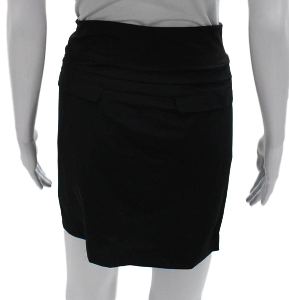 Athleta Womens Athletic Black Polyester Mini Skort Pull On Size 16