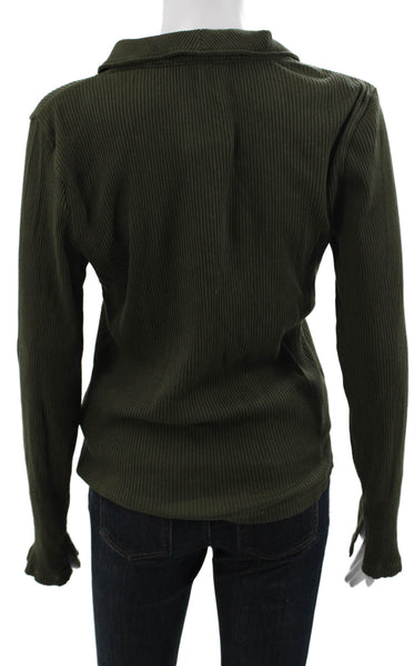 J Crew Womens Basic Scoop Neck Black Cotton Short Sleeve T-Shirt Size S