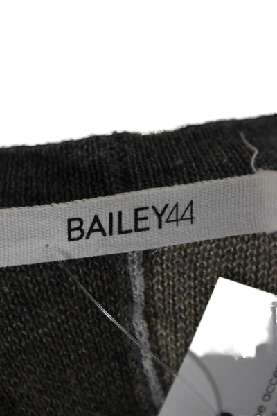 Bailey 44 Women Multicolor Plaid V-Neck Sleeveless Cape Sweater Size S