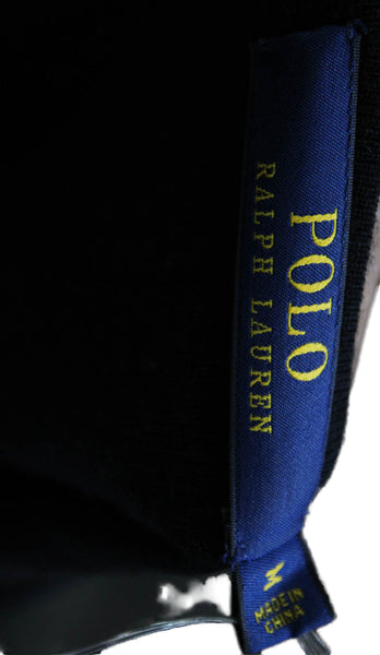 Polo Ralph Lauren Women Sweater Dress Black Wool Boat Neck Long Sleeve Size M