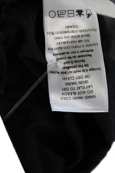 Nation LTD Women Sundress Black V-Neck Cotton Sleeveless Full-Length Size L