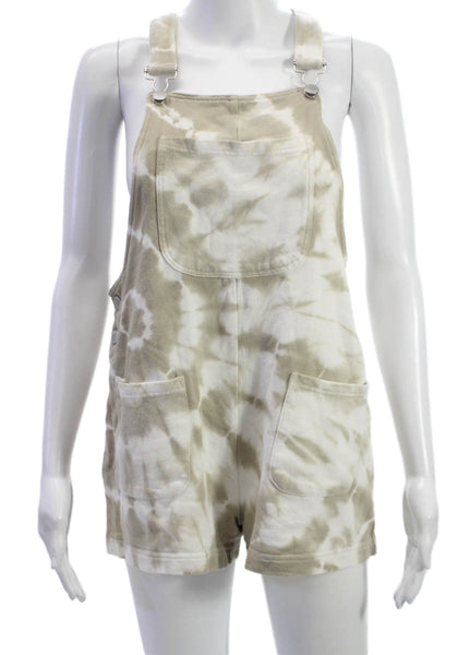 Z Supply Women Tie Dye Overall Square Neck Cotton Sleeveless Size XS
