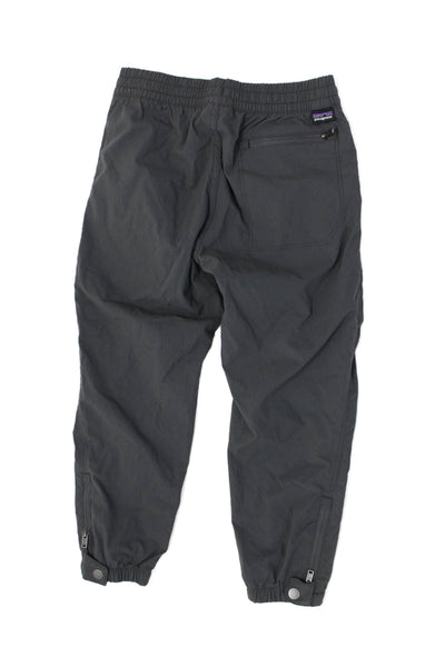 Patagonia Unisex Kids Jogger Pants Gray Drawstring Recycled Nylon Size XS