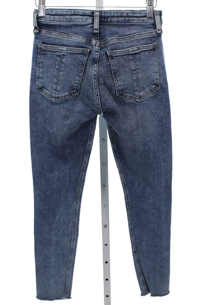 Rag & Bone Womens Skinny Blue Cotton Jeans Size 24