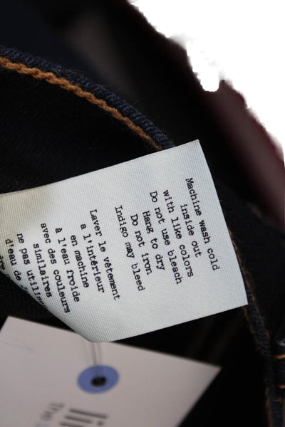 Rag & Bone Jean Womens Skinny Jeans Blue Cotton Mid Rise Inseam 26 Size 24