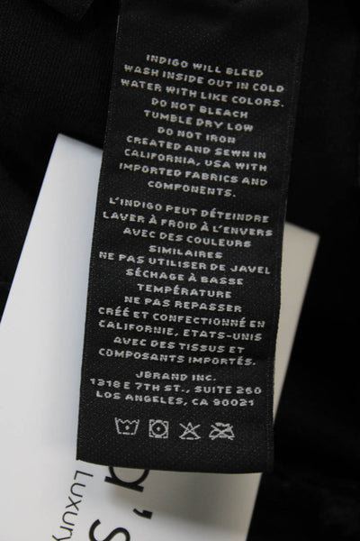 J Brand Women Skinny Black Jeans Size 24