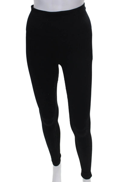 ALALA Womens Compression Nylon Leggings Black Size M