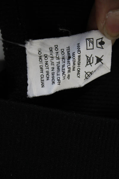 ALALA Womens Compression Nylon Leggings Black Size M