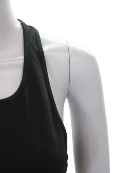 The Upside Womens Sports Bra Pull On Leggings Set Black Beige Size 6
