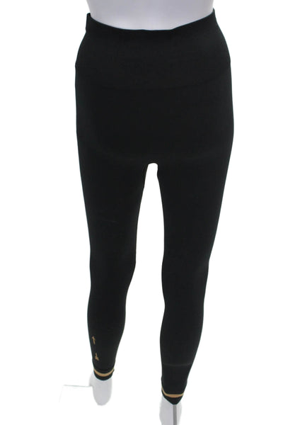 The Upside Womens Sports Bra Pull On Leggings Set Black Beige Size 6