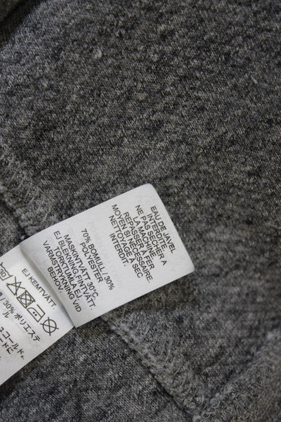 Vineyard Vines Mens Pullover Hoodie Gray Cotton Crew Neck Long Sleeve Size S