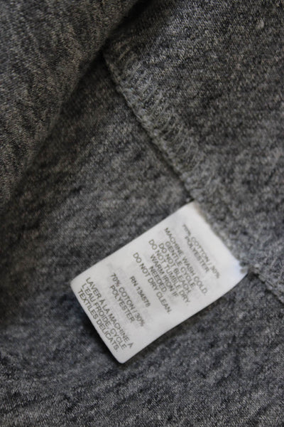 Vineyard Vines Mens Pullover Hoodie Gray Cotton Crew Neck Long Sleeve Size S