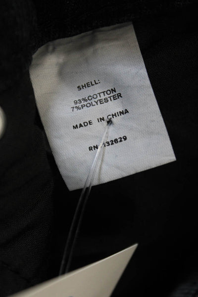 Superdown Womens Black High Rise Straight Jeans Cotton Blend Size 25