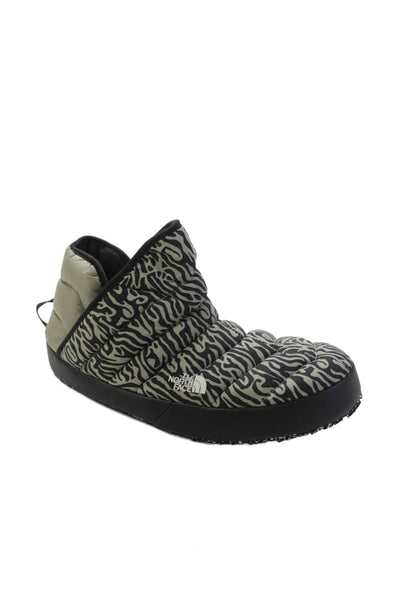 The North Face® Womens Printed Puffer Eco Thermoball Boots Shoes Brown Size 11