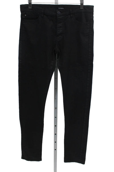 The Kooples Mens Skinny Jeans Black Button Cotton Size 30