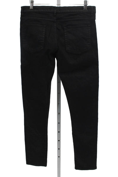 The Kooples Mens Skinny Jeans Black Button Cotton Size 30