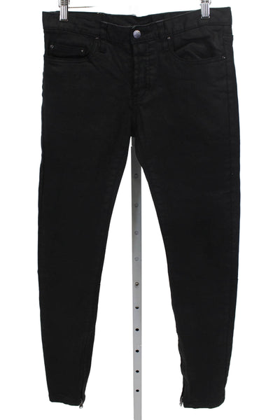 MNML Mens Skinny Black Jeans Cotton Mid Rise Inseam 29 Size 31