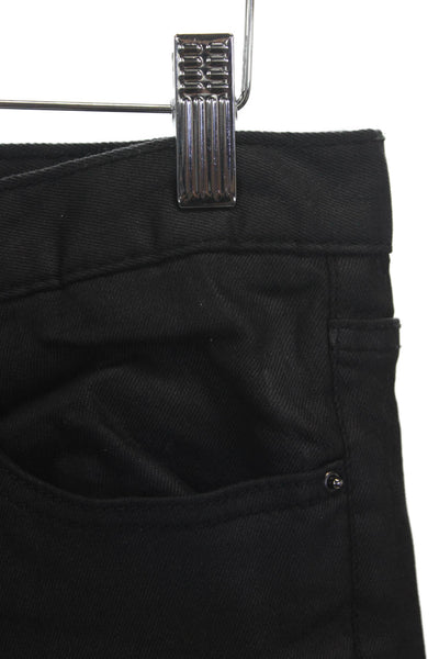 MNML Mens Skinny Black Jeans Cotton Mid Rise Inseam 29 Size 31