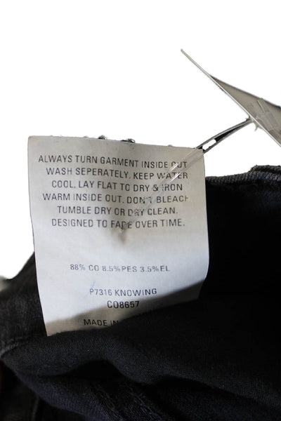 Nobody Denim Womens Skinny Black High Rise Jeans Size 26