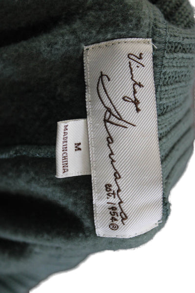 Vintage Havana Womens Sweatpants Green Cotton Solid Fall Pull On Size M