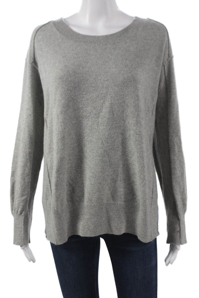 Michael Michael Kors Womens Cashmere Pullover Sweater Gray Crew Neck Size XS