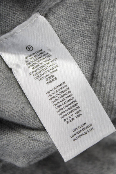 Michael Michael Kors Womens Cashmere Pullover Sweater Gray Crew Neck Size XS