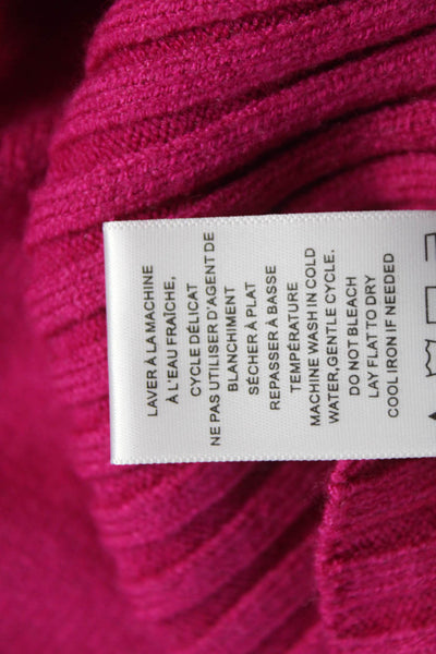Renuar Women Pink Viscose Cowl Neck Pullover Sweater Long Sleeve Size S