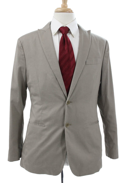 John Varvatos Star USA Mens Corduroy Beige Blazer Size 40