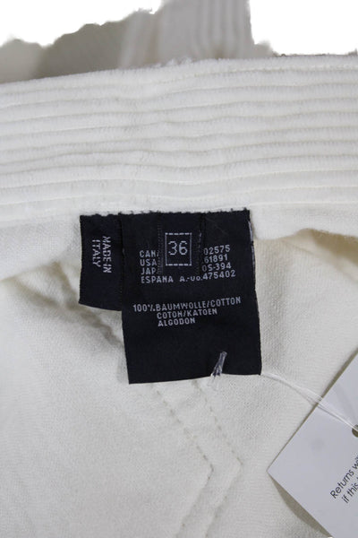 Escada Sport Womens White Cotton Pants Size 36