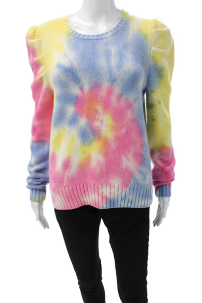 Generation Love Womens Pullover Sweater Multicolor Cotton Blend Tie Dye Size S