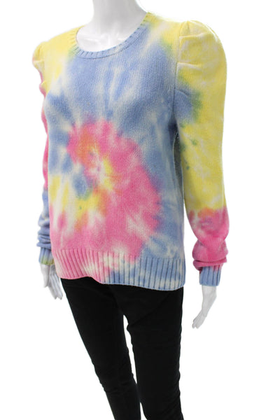 Generation Love Womens Pullover Sweater Multicolor Cotton Blend Tie Dye Size S