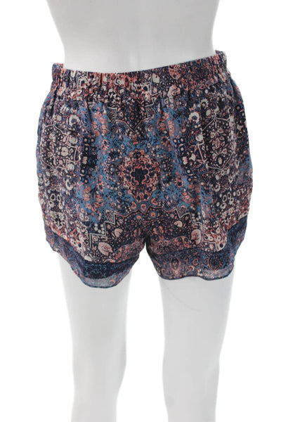 Joie Womens Silk Paisley Drawstring Shorts Multicolor Size XS
