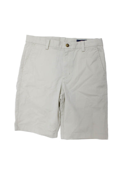 Vineyard Vines Childrens Boys Khaki Shorts Beige Cotton Size 14