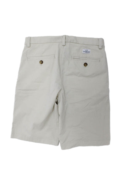 Vineyard Vines Childrens Boys Khaki Shorts Beige Cotton Size 14