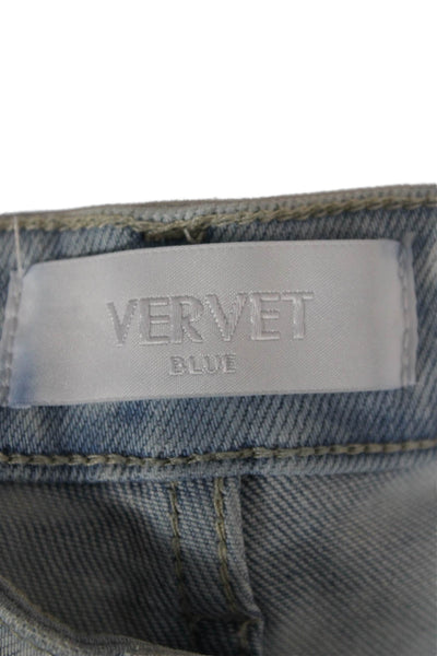 Vervet Womens Cropped Blue Jeans Size 24