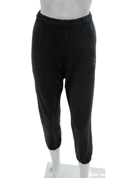 Lauren Moshi Unisex Adults Sweatpants Gray Cotton Blend Size M
