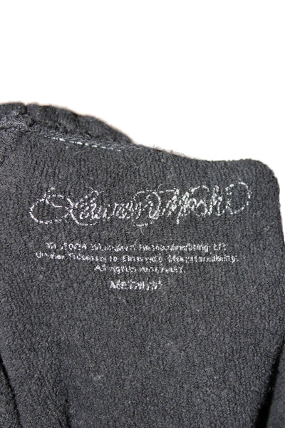 Lauren Moshi Unisex Adults Sweatpants Gray Cotton Blend Size M